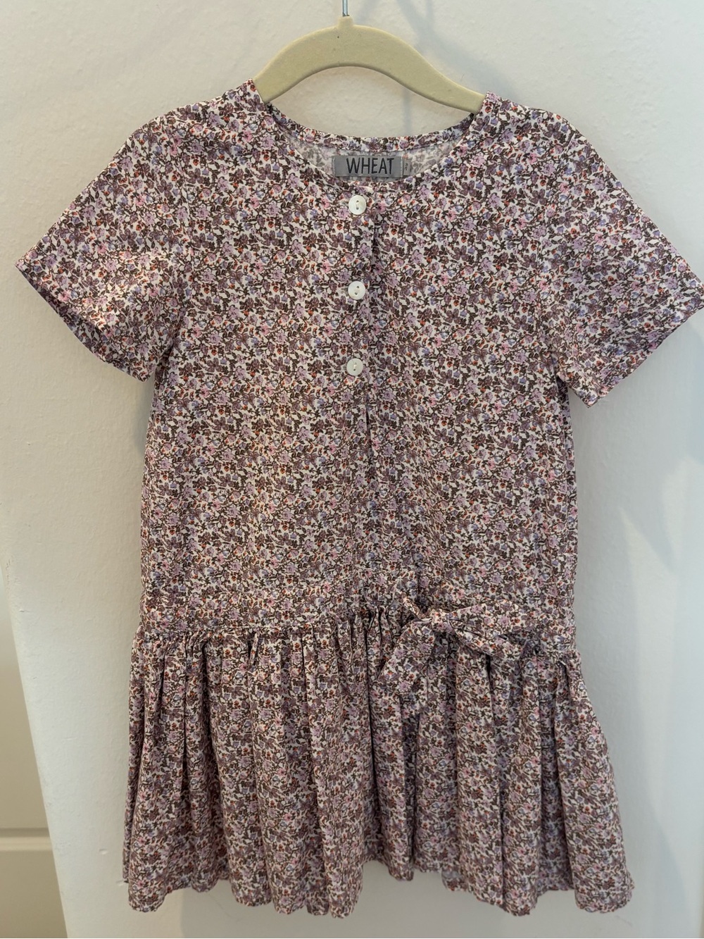 Wheat Girls' Floral Short Sleeve Dress size 3